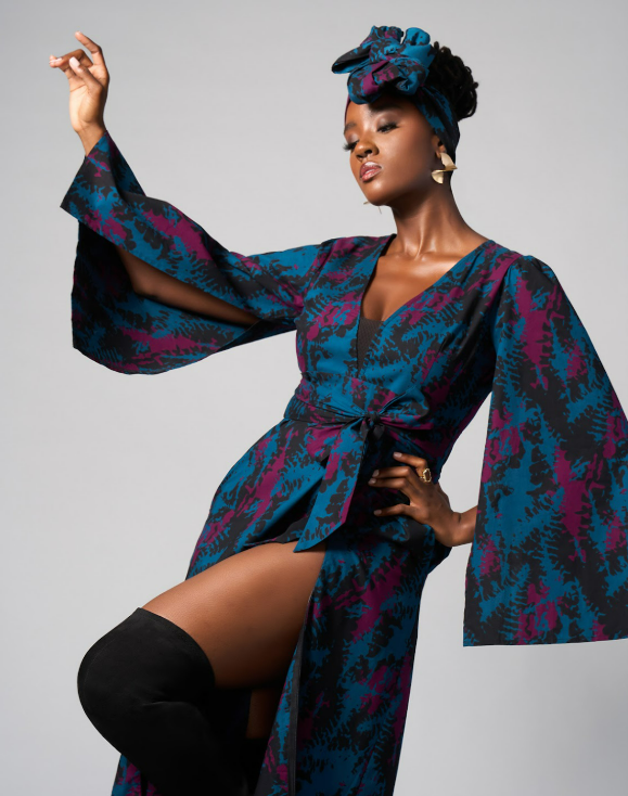 Elevate Your Winter Wardrobe: African-Print Dresses Perfect for Cold-Weather Layers