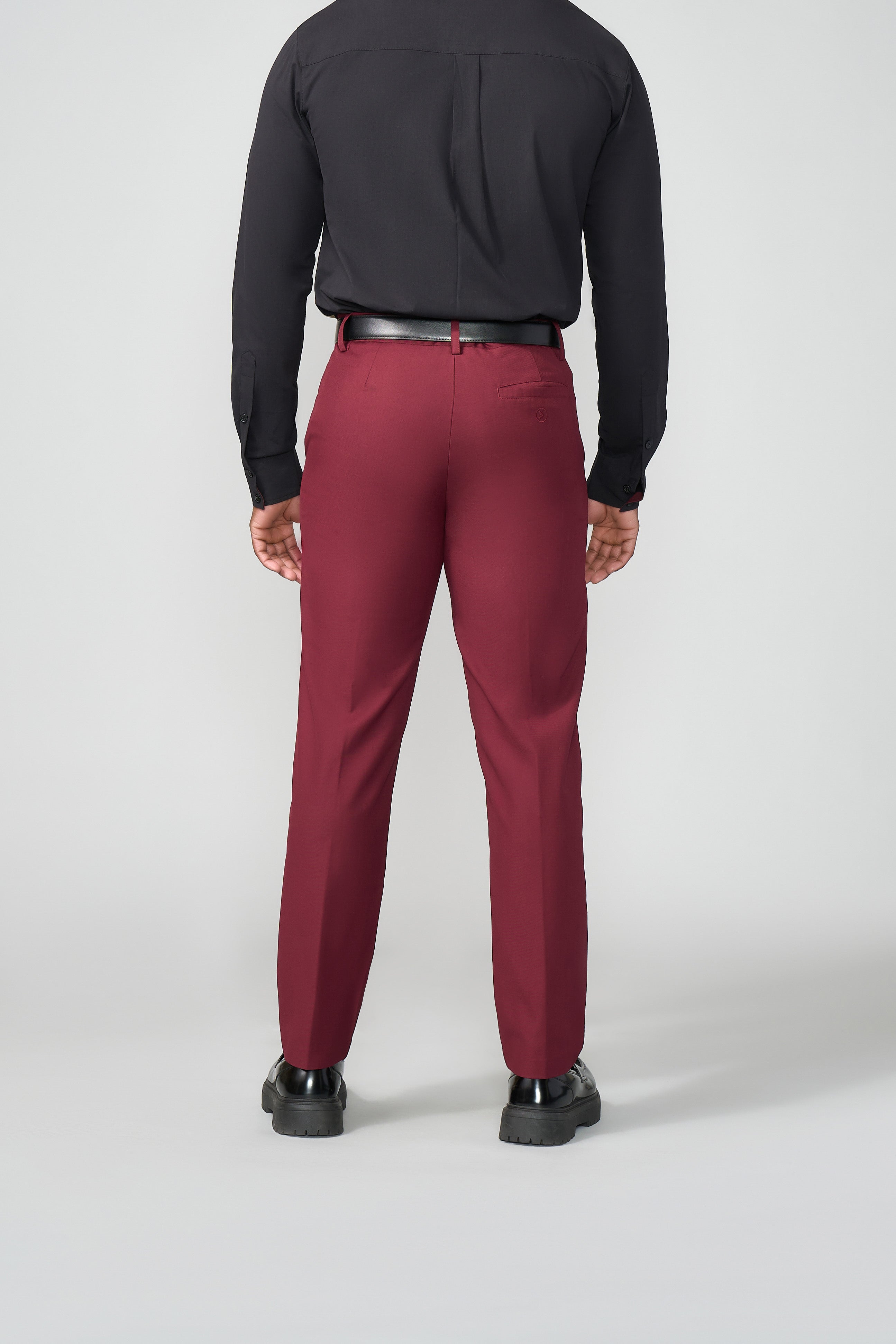 Davu Men's Traditional Pants (Maroon)