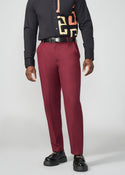 Davu Men's Traditional Pants (Maroon)