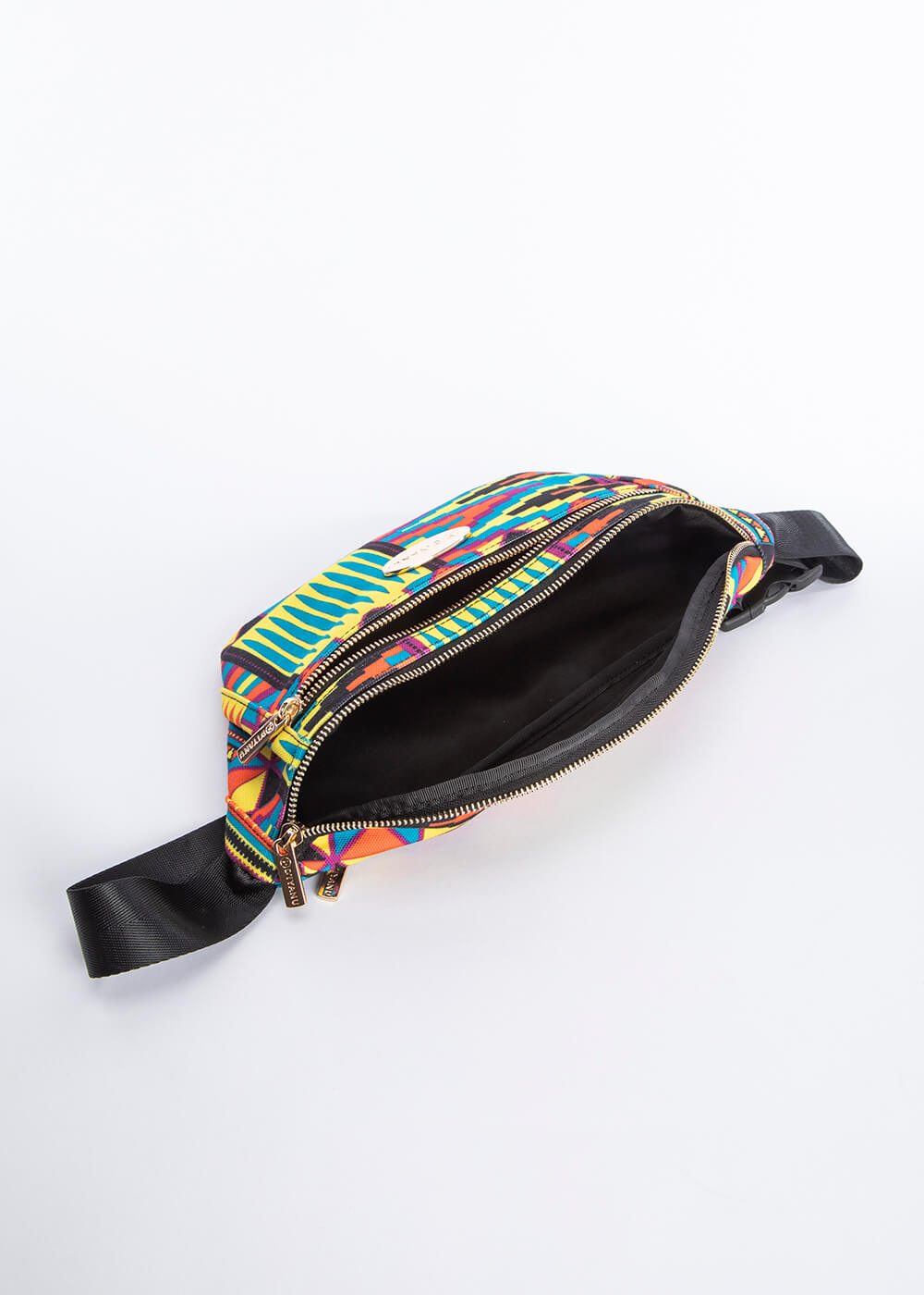 Naji African Print Unisex Fanny Pack (Canary Yellow Kente) – D'IYANU