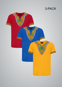 Dashiki Men's T-Shirt 3-Pack