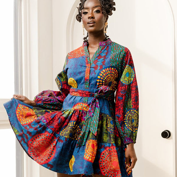 Diy african 2024 wrap dress