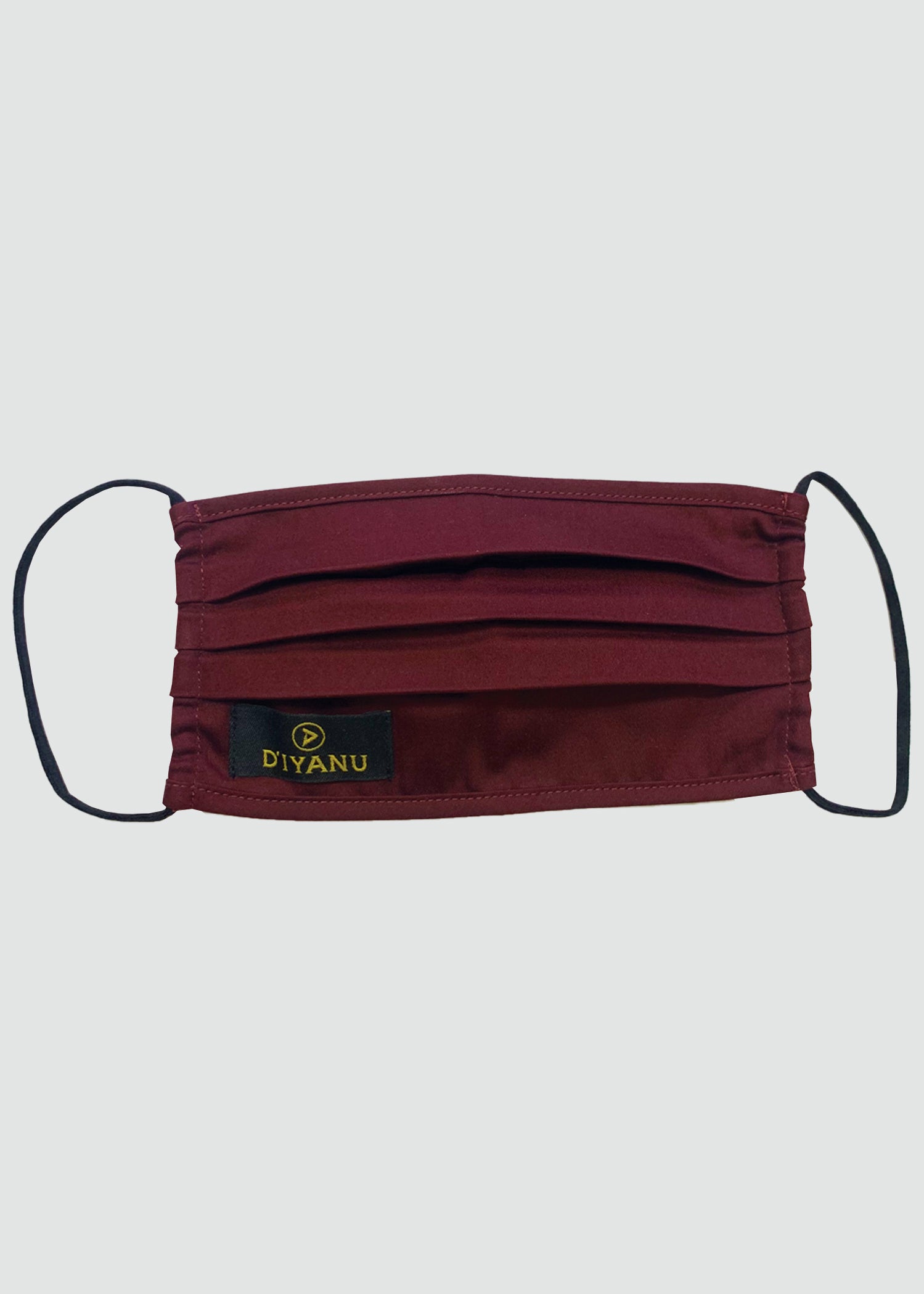 Uzo 2 Layer Reusable Face Mask (Maroon)-Clearance