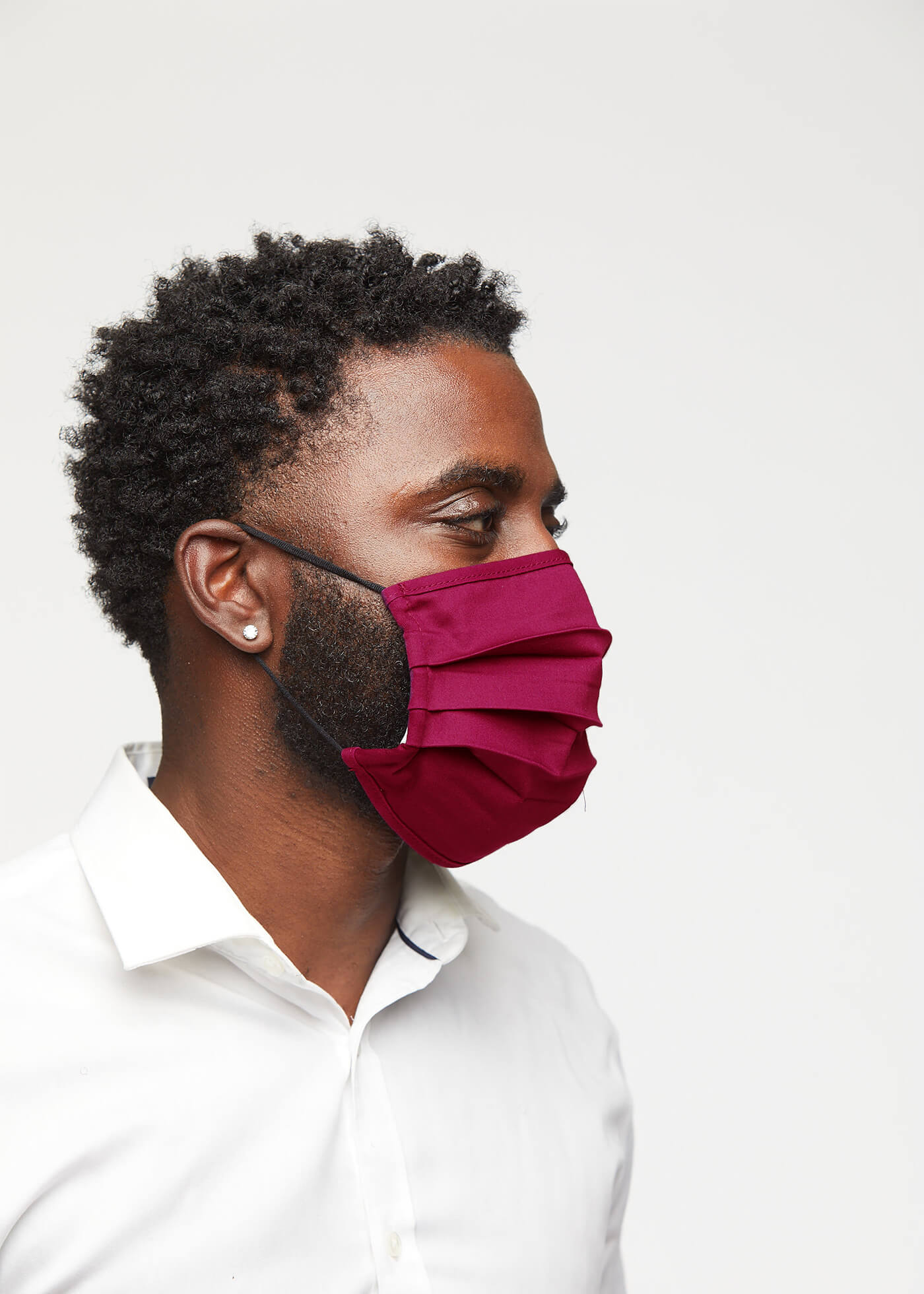 Uzo 2 Layer Reusable Face Mask (Maroon)-Clearance