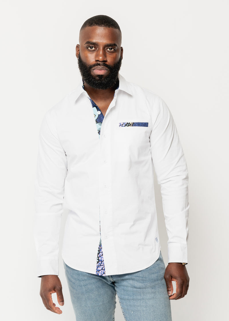 White Shirt: How to Style for a Clean Look  African clothing styles,  African clothing, Ankara corset