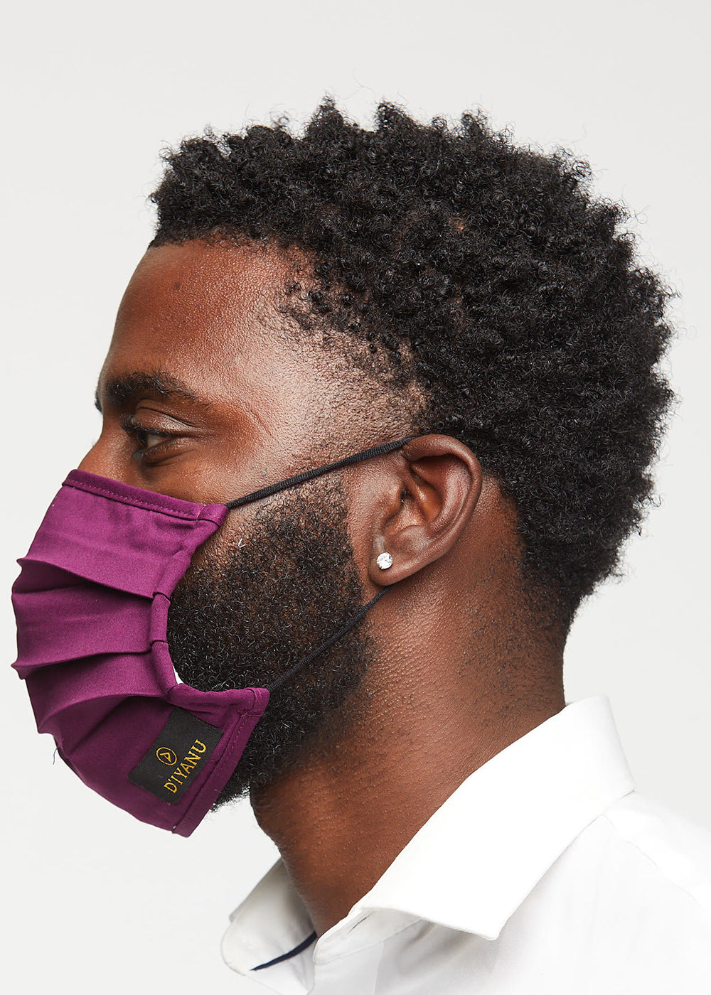 Uzo 2 Layer Reusable Face Mask (Plum)-Clearance