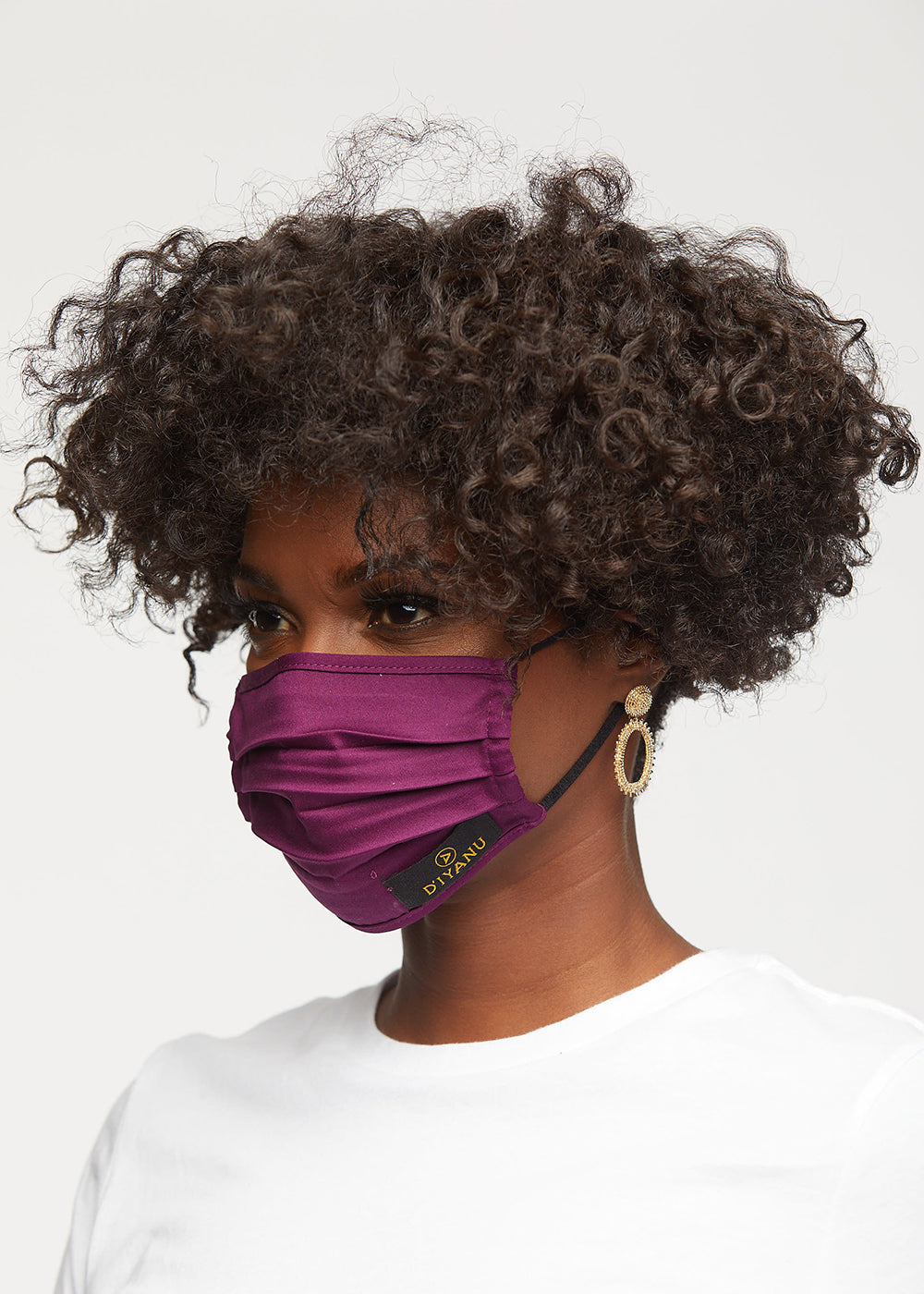 Uzo 2 Layer Reusable Face Mask (Plum)-Clearance