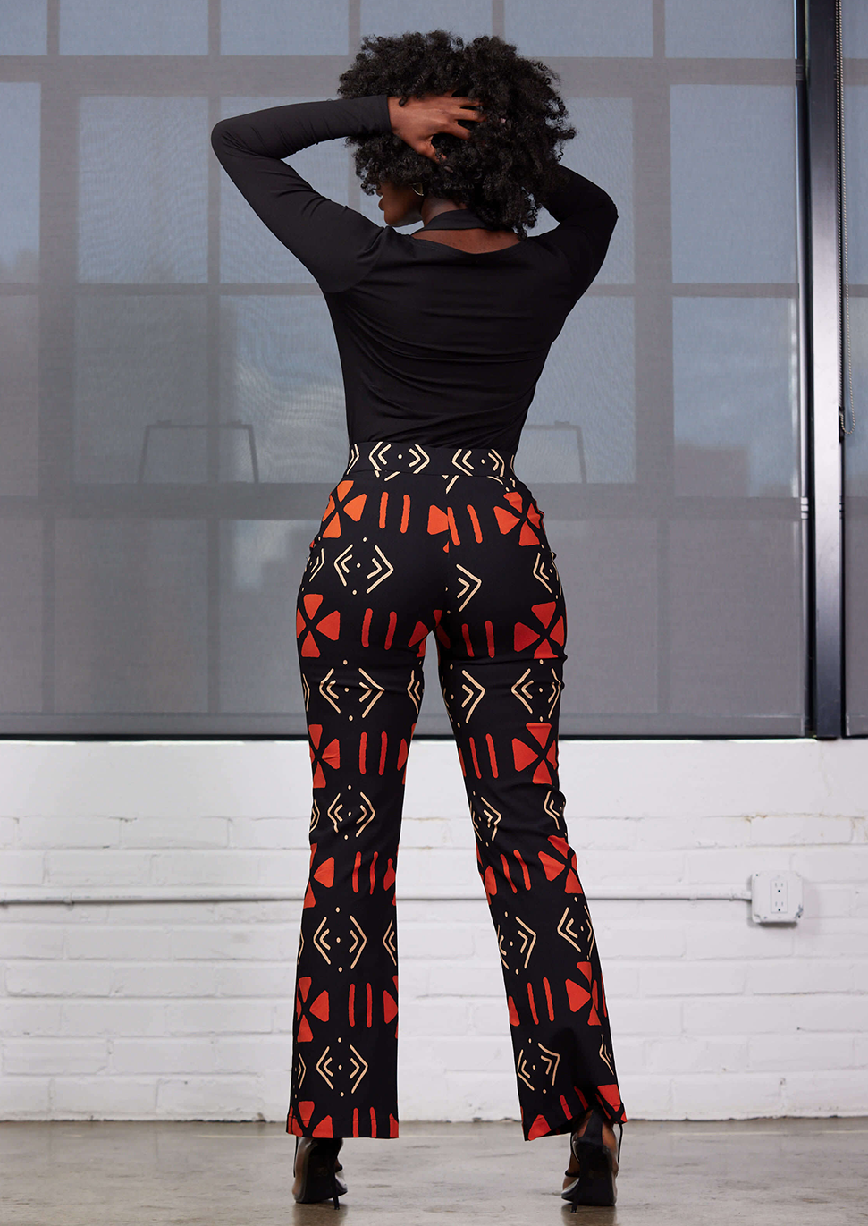 African print pants best sale